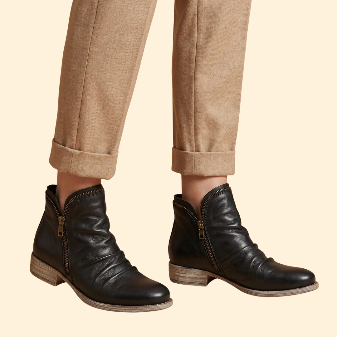 Women's Orthopedic Boots Side Zipper