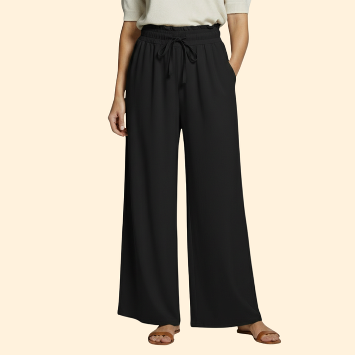 Women’s Wide-Leg Palazzo Pants with Side Pockets