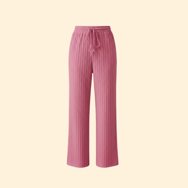 Women's Relaxed Palazzo Pants with Drawstring