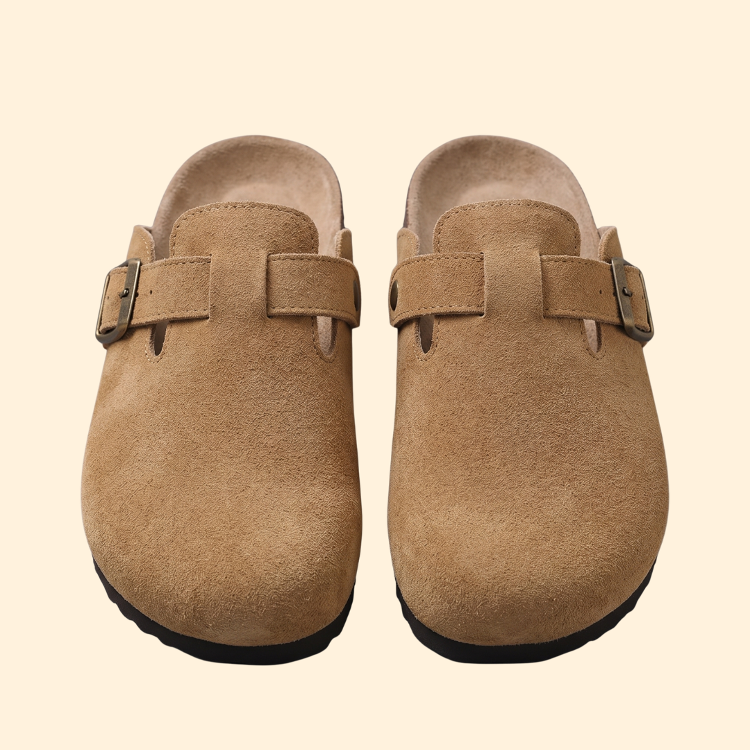 Women’s Slip On Sandals with Cork Midsole