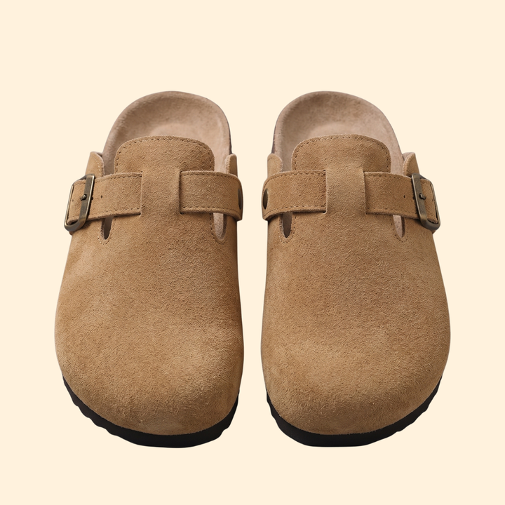 Women’s Slip On Sandals with Cork Midsole