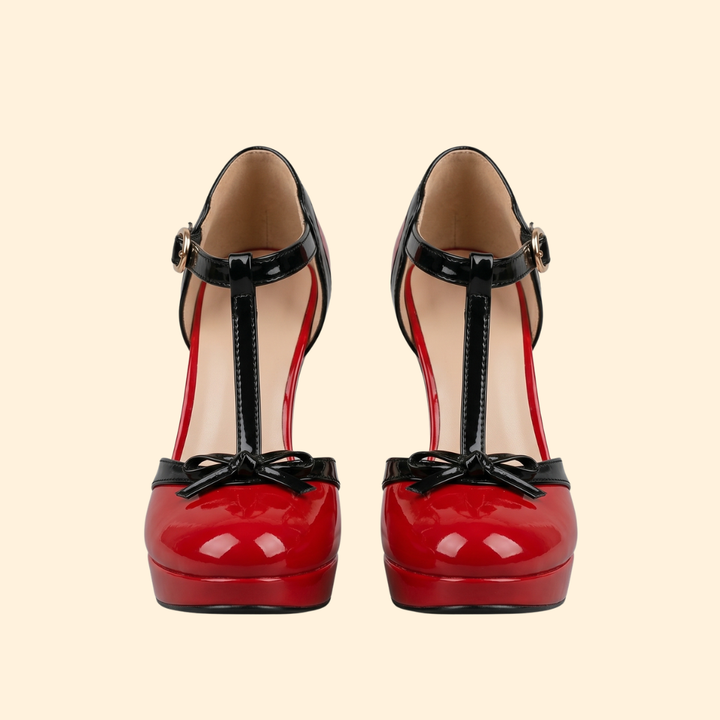 Women's Orthopedic Heels with T-Strap