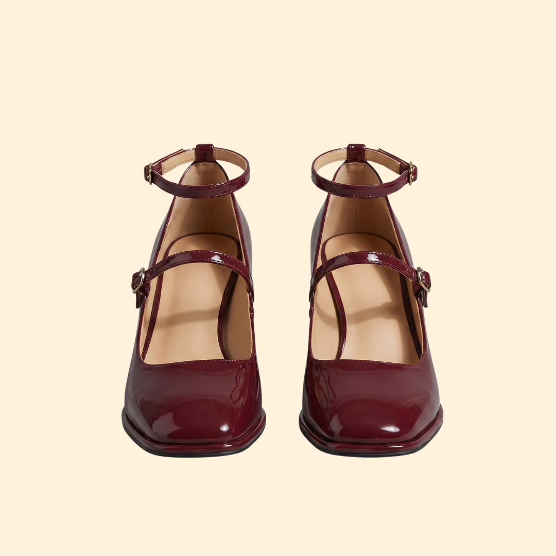 Women’s Ankle Strap Pumps with Heels