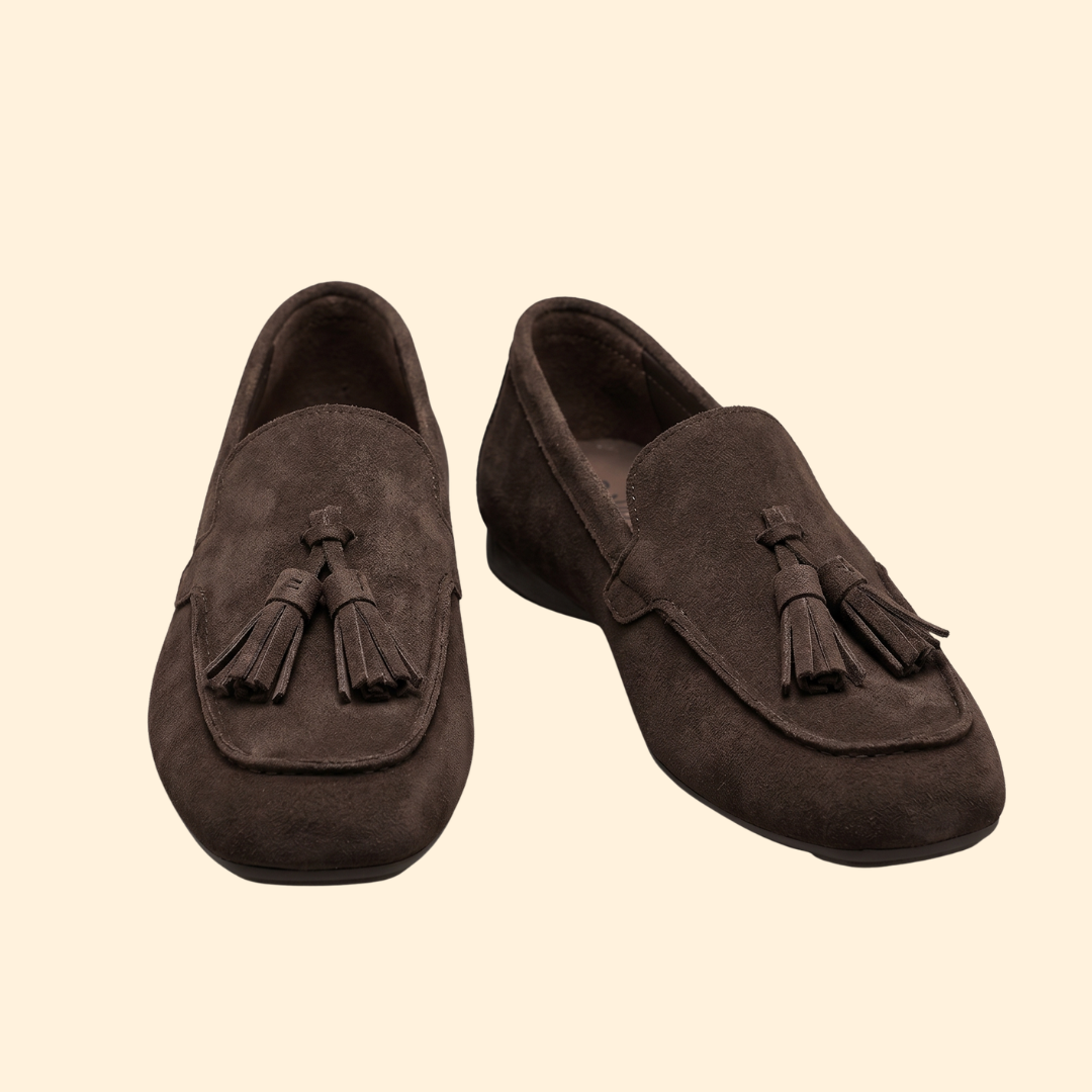 Women’s Loafers with Decorative Front Tassels