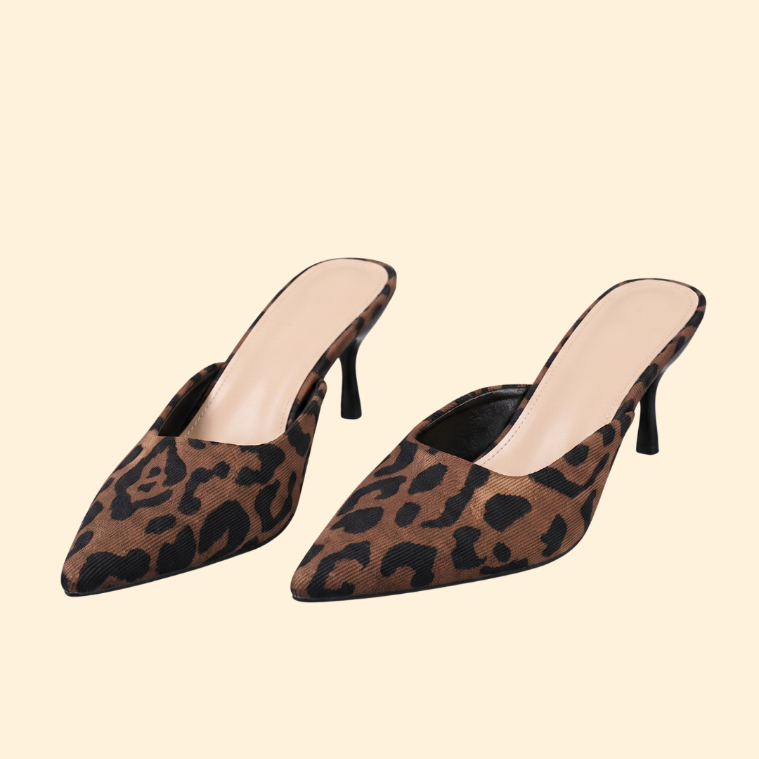 Women’s Stiletto Heels with Open Back