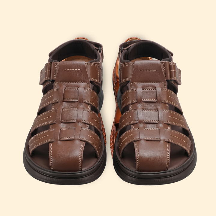 Men’s Fisherman Sandals with Topstitching