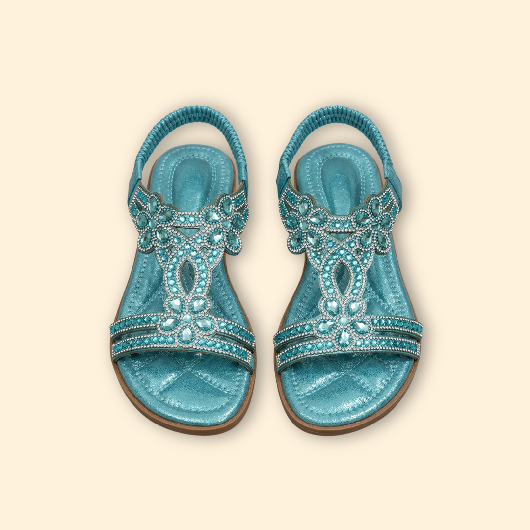 Women's Orthopedic Sandals with Crystals