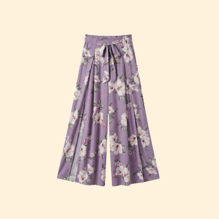Women’s Wrap Front Pants with Side Slit