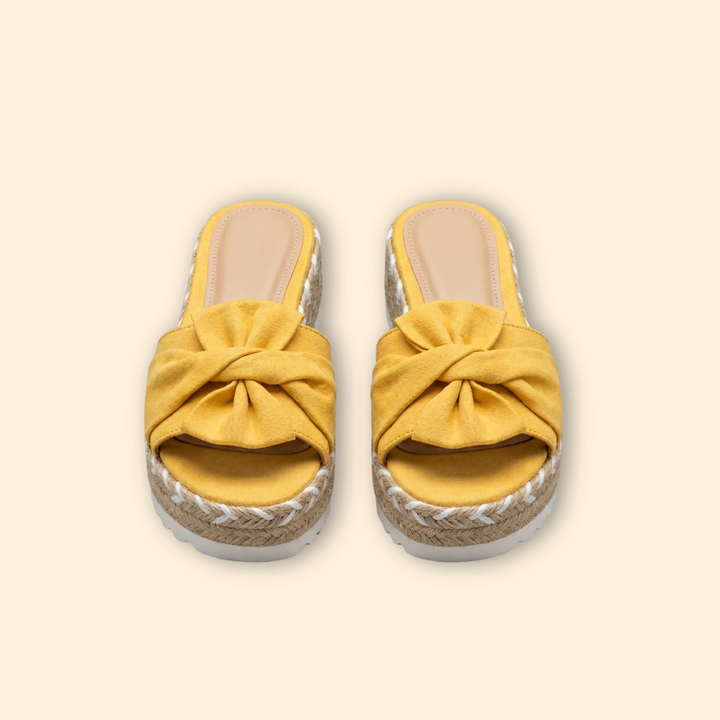 Women's Wedge Sandals with Bow