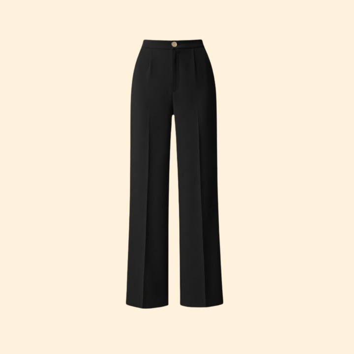Women’s Elegant High-Waisted Pants with Wide Leg