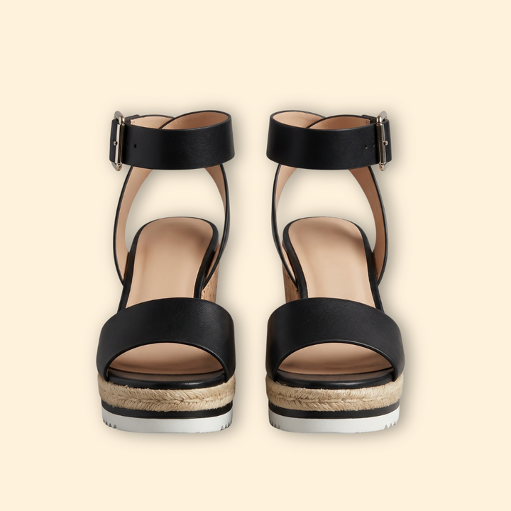 Women’s Wedge Sandals with Cork Heel
