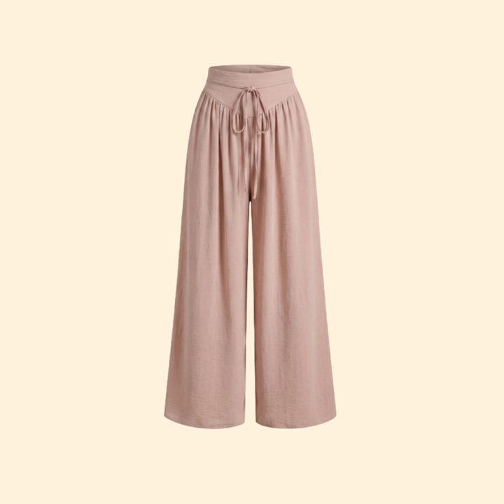 Women’s Wide Leg Pants with Drawstring Waist