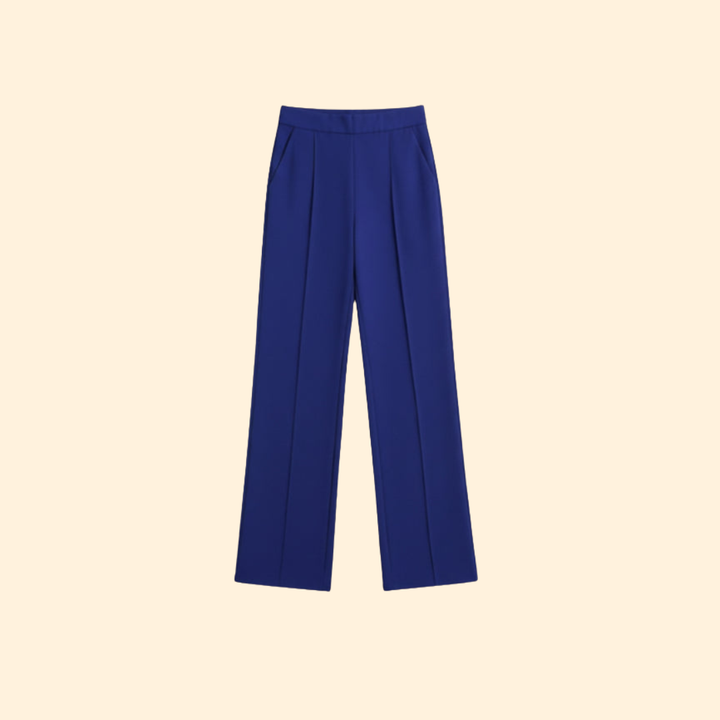 Women’s Wide-Leg Pants with Side Pleats