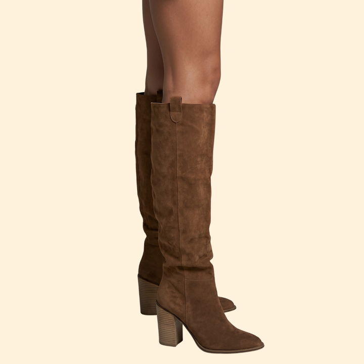 Women’s Knee-High Boots with Heel