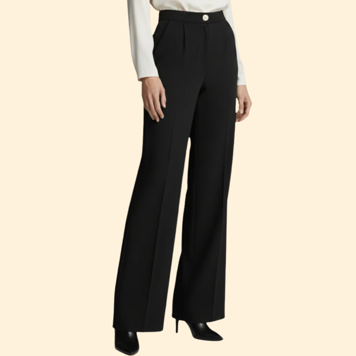Women’s Elegant High-Waisted Pants with Wide Leg