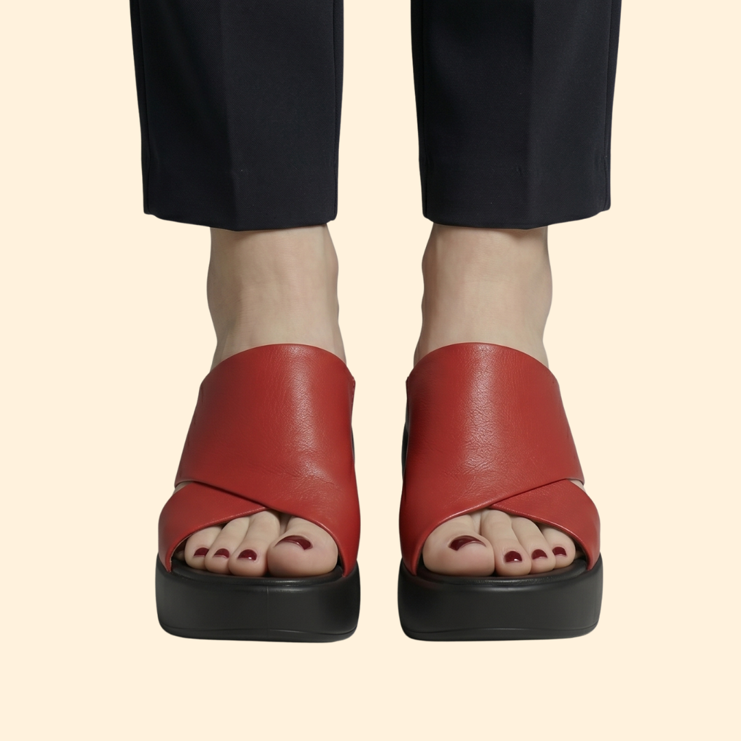 Women's Orthopedic Sandals with Peep-Toe