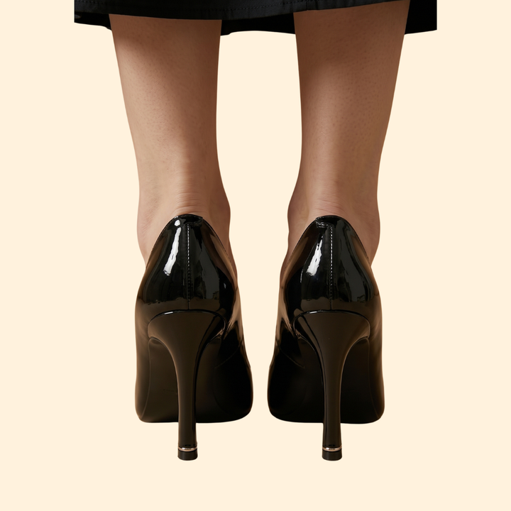 Women's Square Toe Pumps with Buckle