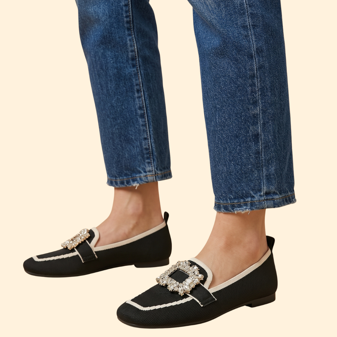Women's Orthopedic Loafers with Buckle