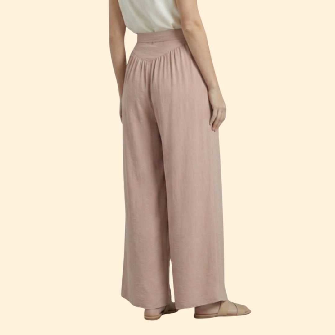 Women’s Wide Leg Pants with Drawstring Waist