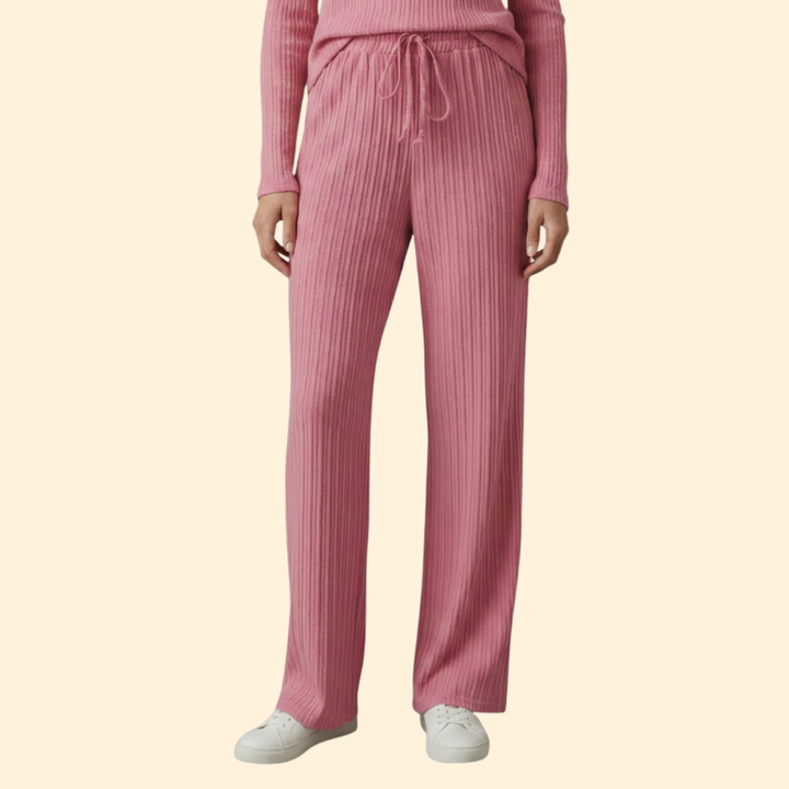 Women's Relaxed Palazzo Pants with Drawstring