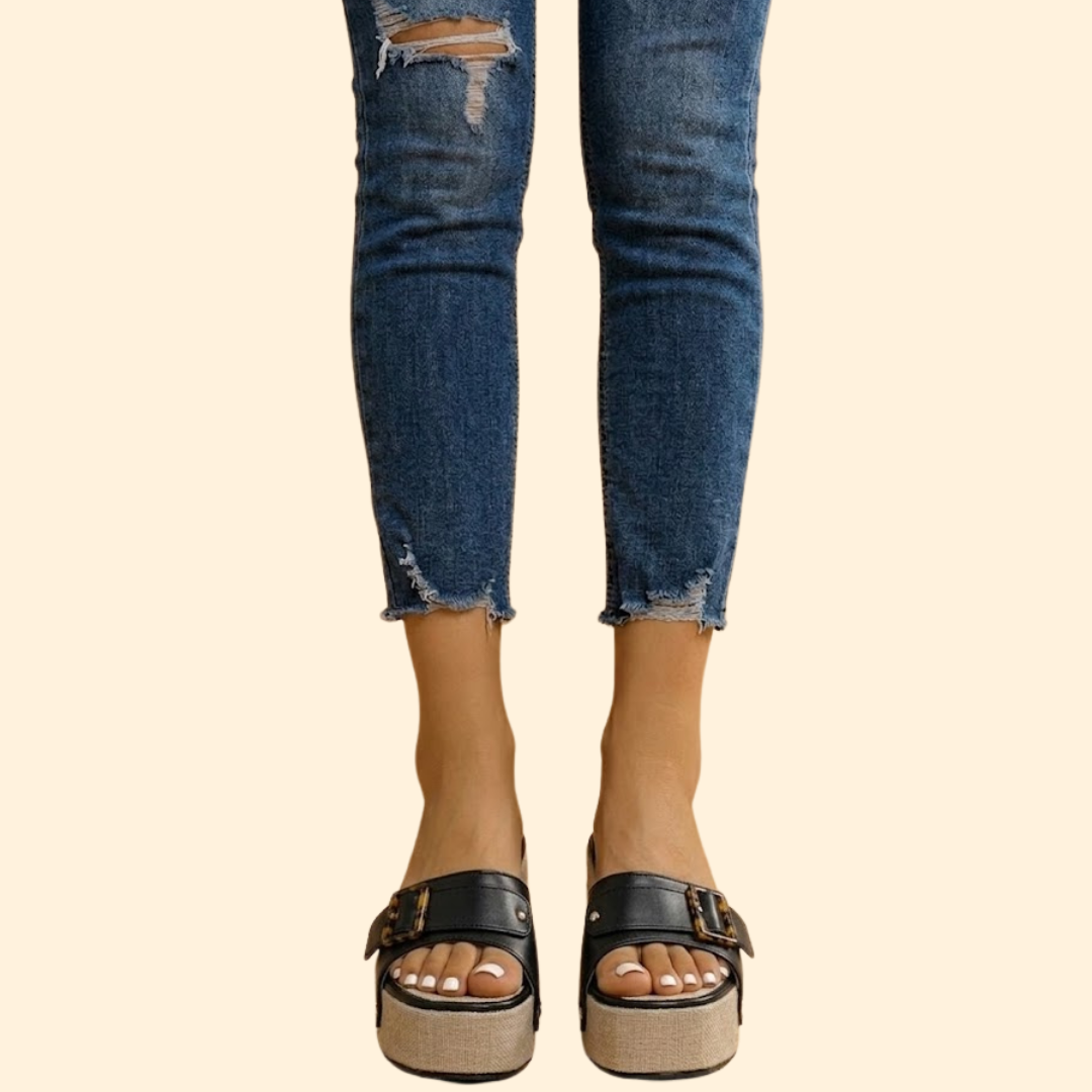 Women’s Open Toe Sandals with Platform Sole