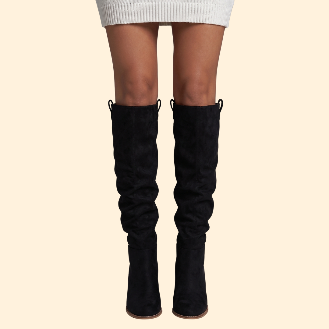 Women’s Knee-High Boots with Heel