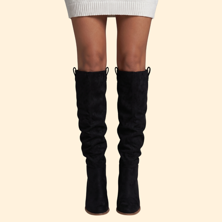 Women’s Knee-High Boots with Heel