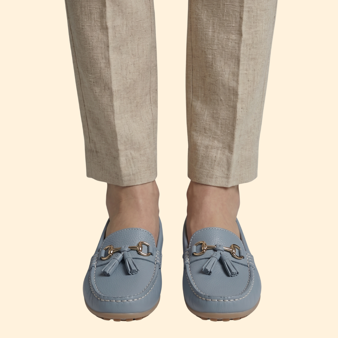Women’s Leather Loafers with Tassel