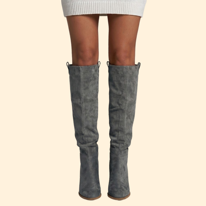 Women’s Knee-High Boots with Heel