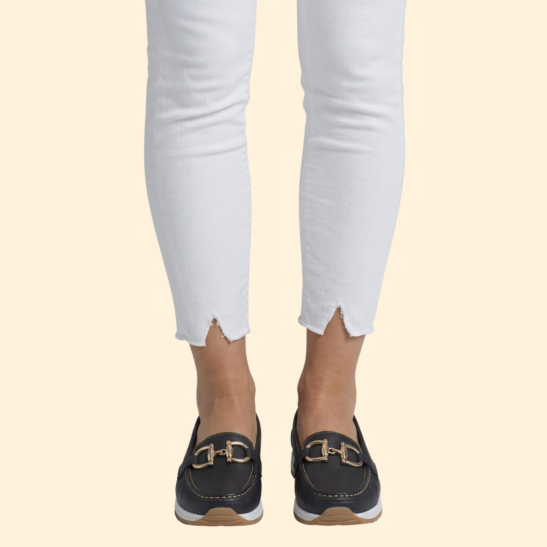 Women’s Suede Loafers with Rubber Traction Sole