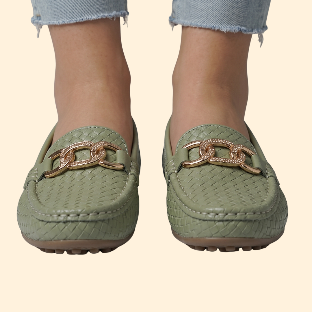 Women’s Woven Loafers with Slip-on