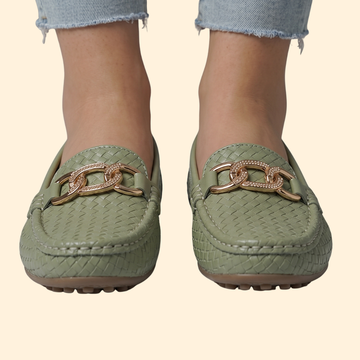 Women’s Woven Loafers with Slip-on