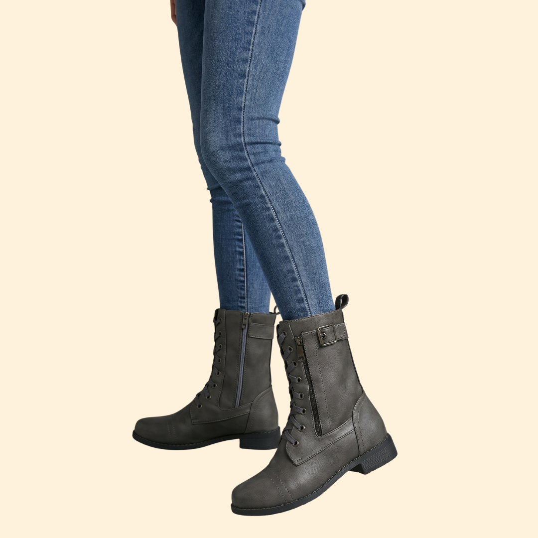 Women's Orthopedic Boots with Lace-Up