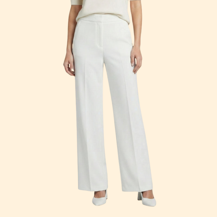 Women’s Wide-Leg Pants with Side Pleats