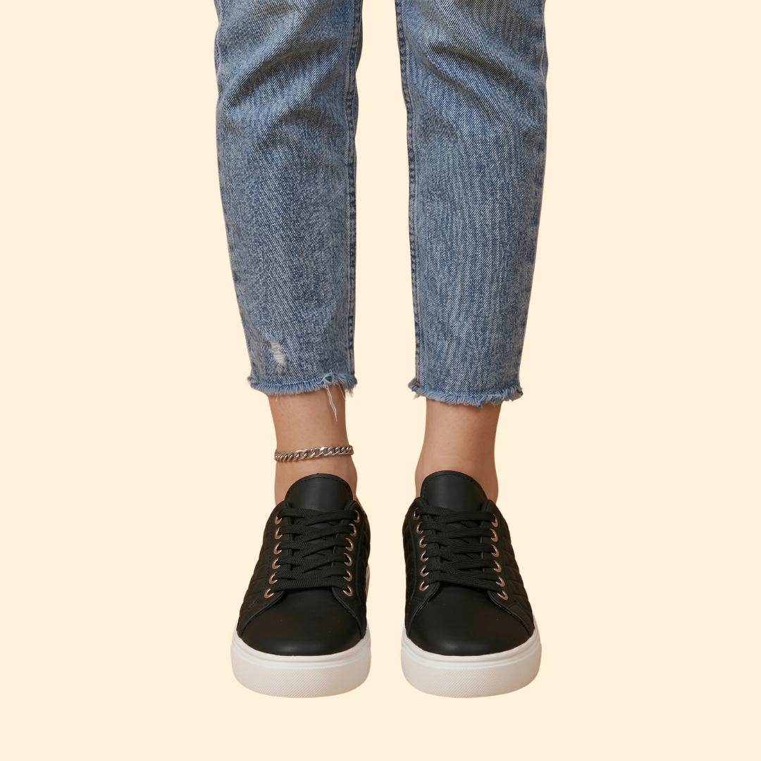 Women’s Quilted Sneakers Orthopedic Design