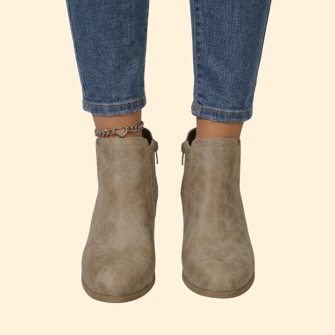 Women's Orthopedic Boots with Detailing