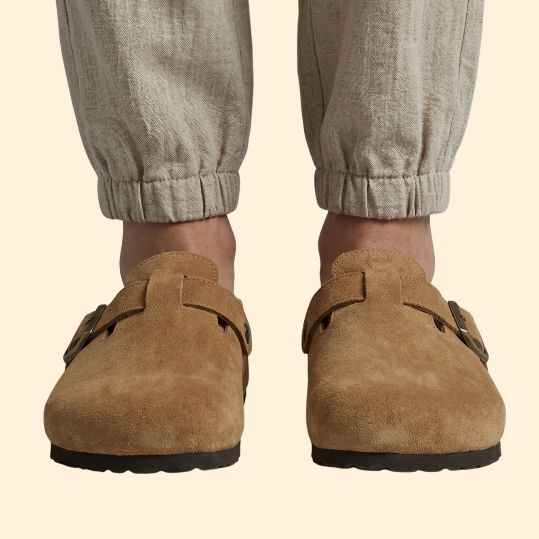 Women’s Slip On Sandals with Cork Midsole