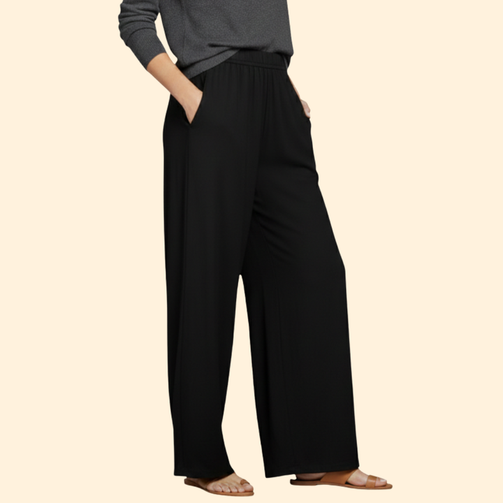 Women’s Loose Fit Pants with Patch Pockets