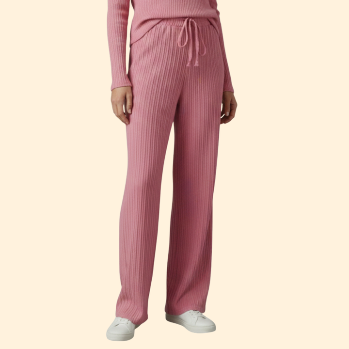 Women's Relaxed Palazzo Pants with Drawstring