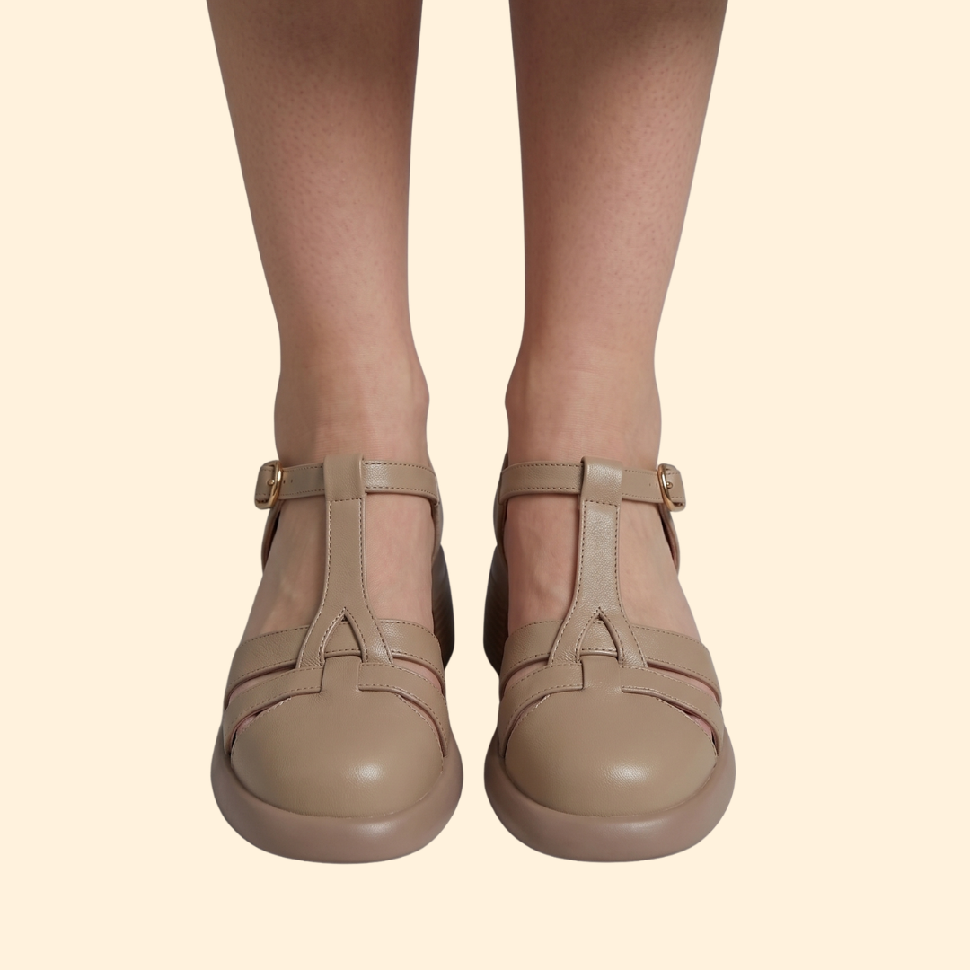 Women's Orthopedic Heels with Straps