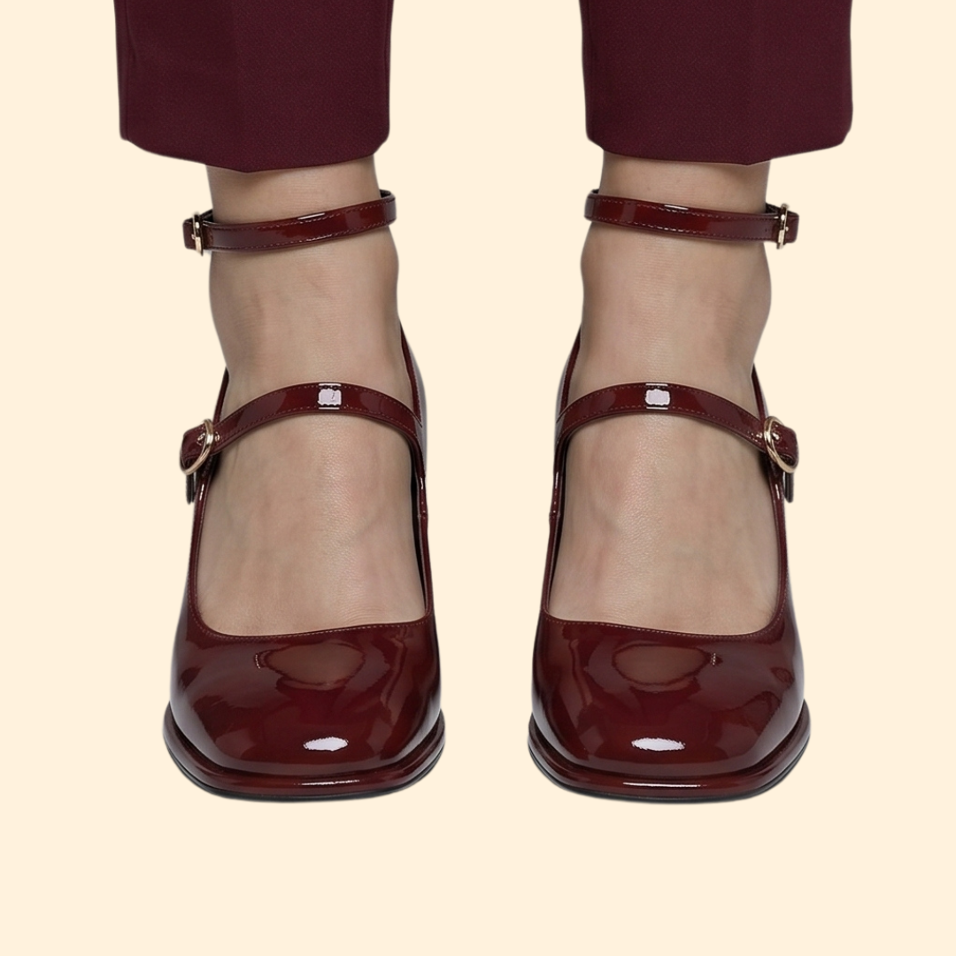 Women’s Ankle Strap Pumps with Heels