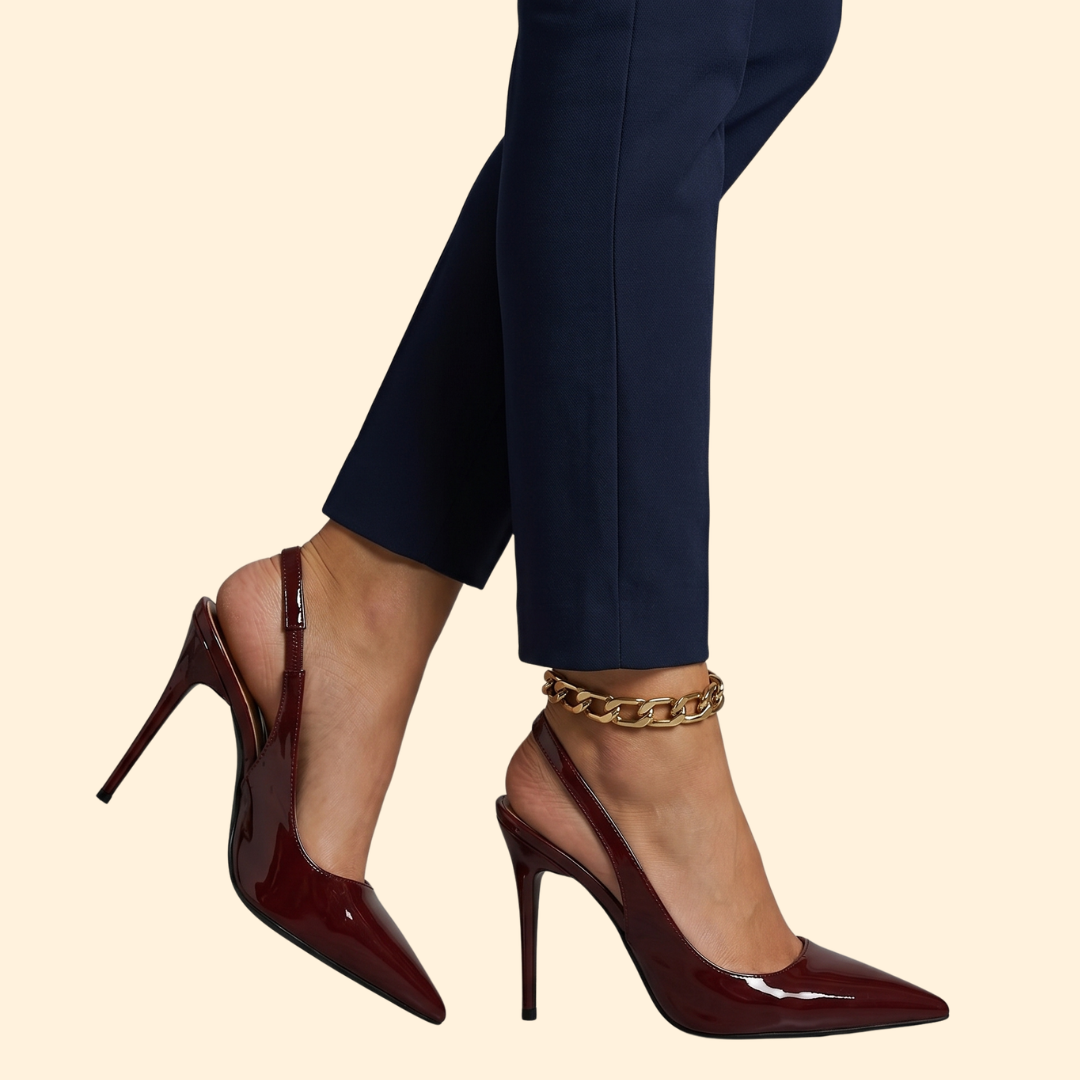 Women's Slip On Sandals with High Heel