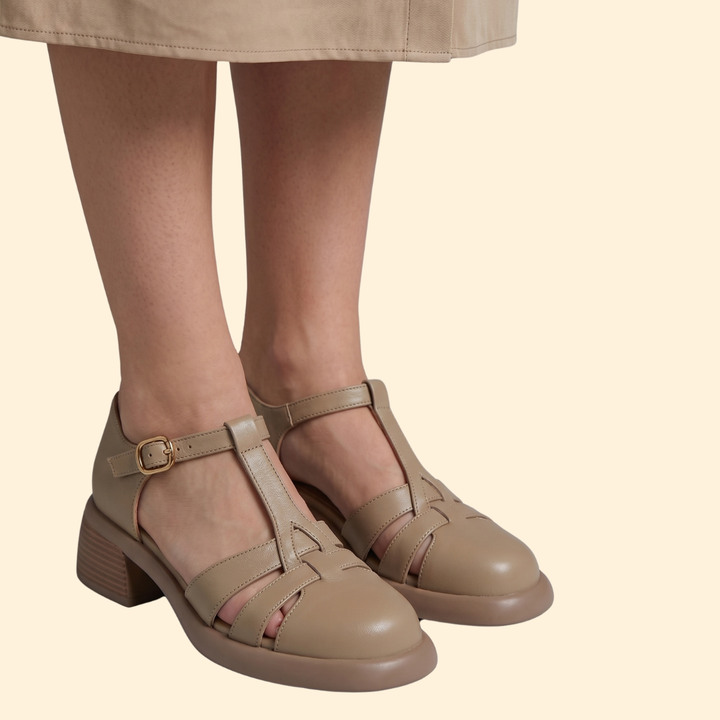 Women's Orthopedic Heels with Straps