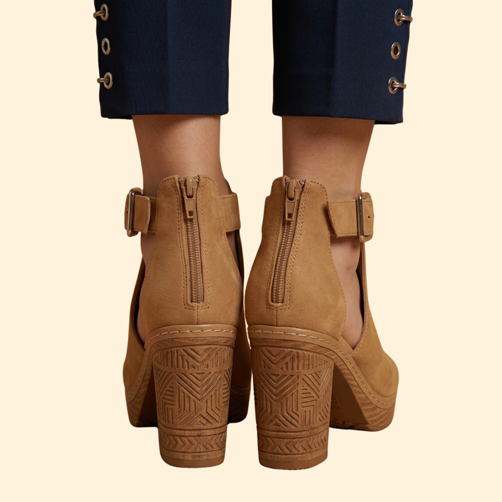 Women's Lattice Block Sandals
