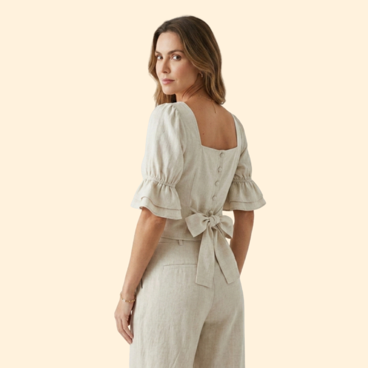 Women’s Crop Top with Square Neckline