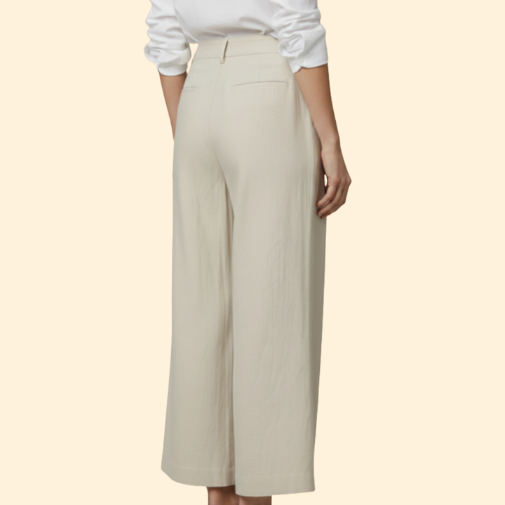 Women’s Loose Trousers with High Waist Design