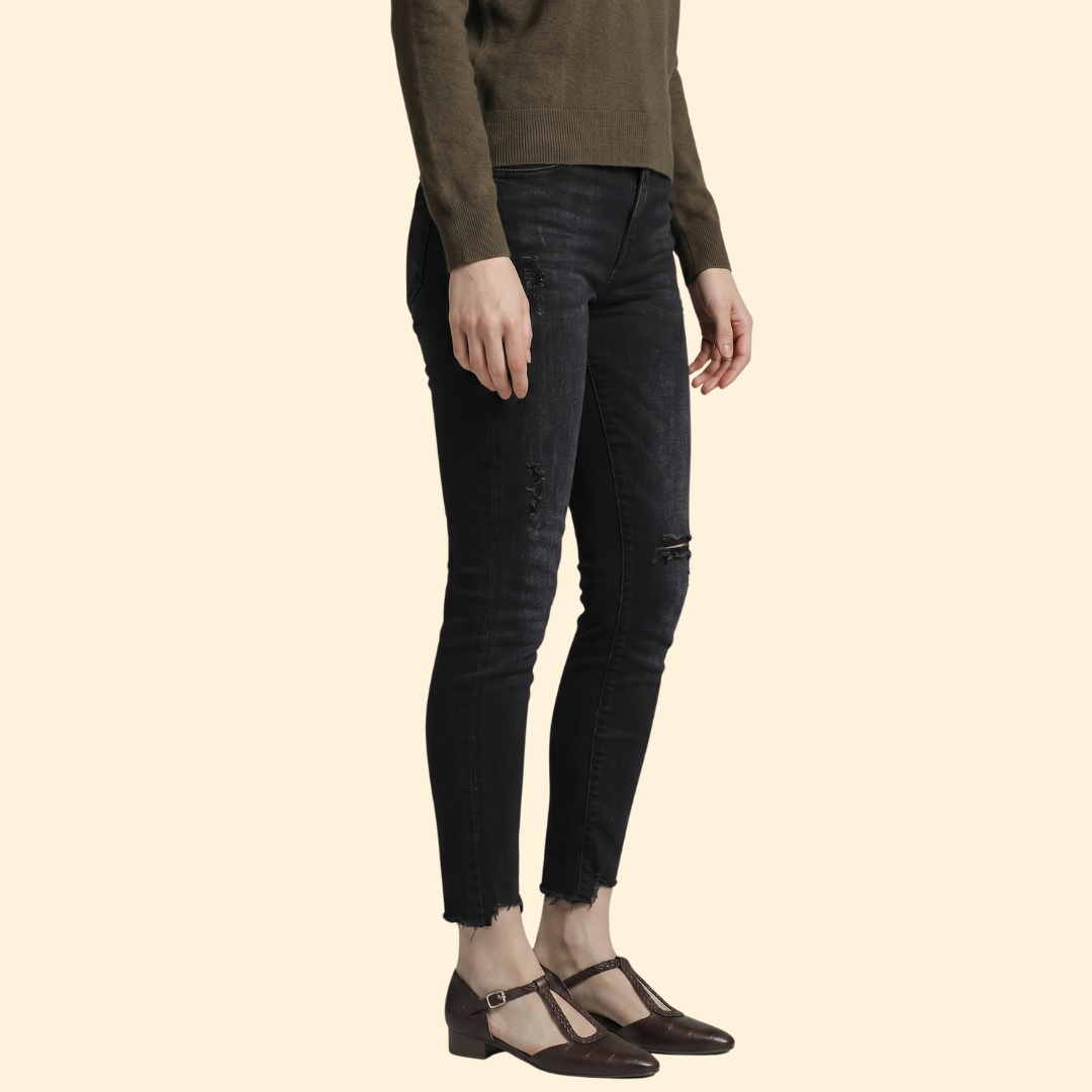 Women’s T-Strap Shoes with Buckle