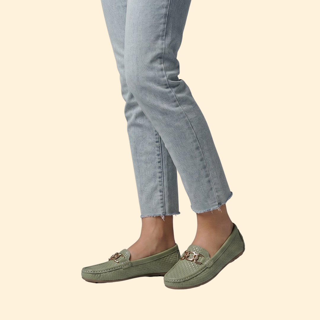 Women’s Woven Loafers with Slip-on