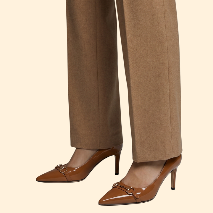 Women’s Slingback Pumps with Kitten-Heel