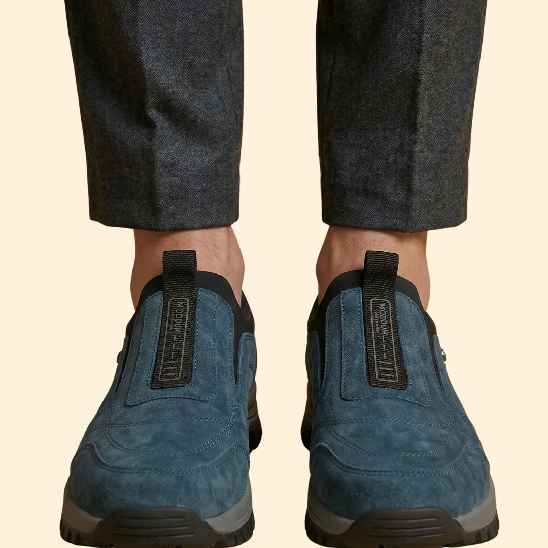 Men’s Textured Sole Shoes with Orthopedic Support
